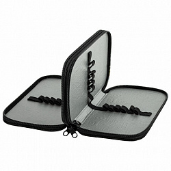 Пенал ЮНЛАНДИЯ, 2 отделения, ламинированный картон, конгрев, 19х11 см, "Golden", 273495