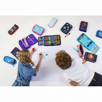 Пенал BRAUBERG, 1 отделение, 1 откидная планка, EVA, 22х10х5 см, "Sweet dreams", 270704