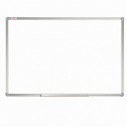 Доска магнитно-маркерная 60х90 см, алюминиевая рамка, ГАРАНТИЯ 10 ЛЕТ, STAFF, 235462