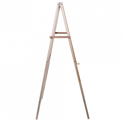 Мольберт напольный "Хлопушка", планшет 60x58 см, в собранном виде 58x120x5 см, BRAUBERG ART DEBUT, 192336