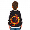 Ранец BRAUBERG KIDS STANDARD, 2 отделения, Fire split, 3D-панель, 36х28х14 см, 273147