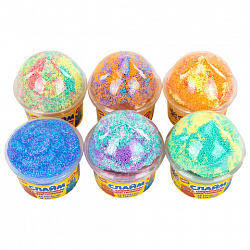 Слайм + шариковый пластилин, 115 г, ассорти 6 видов, JOLLY JOT (ДЖОЛЛИ ДЖОТ), 665949