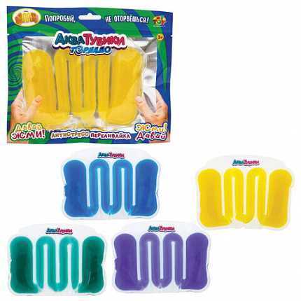 Антистресс-переливайка "АКВАТУБИКИ", АССОРТИ, 12 видов, 1TOY