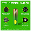 Батарейки КОМПЛЕКТ 2 шт., GP Ultra G-Tech, AA (LR6,15А), алкалиновые, пальчиковые, 15AUA21-2CRSBC2