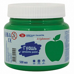 Гуашь "Я - Художник!" Невская Палитра, банка 500 мл, зеленая светлая, 23024717