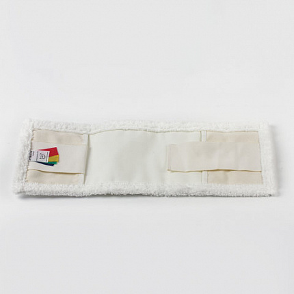 Насадка МОП плоская для швабры/держателя 50 см, уши/карманы (ТИП У/К), микрофибра, LAIMA EXPERT, 605312