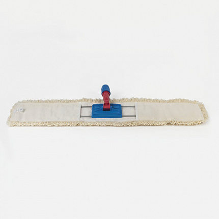 Насадка МОП плоская 60 см для швабры-рамки, карманы, нашивной хлопок, LAIMA EXPERT, 605305