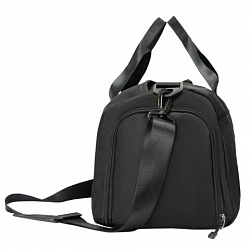 Сумка спортивная HEIKKI MOVE PLUS (ХЕЙКИ) с отделением для обуви и мокрых вещей, черная, 21x45x20 см, 272626