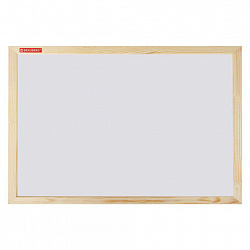 Доска магнитно-маркерная 30х45 см, деревянная рамка, BRAUBERG "Wood", 238793