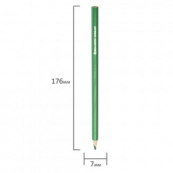 Карандаши цветные BRAUBERG "Star Patrol", 12 цветов, шестигранные, грифель 3 мм, натуральное дерево, 180532