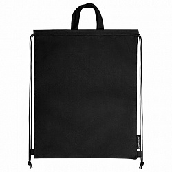 Мешок для обуви BRAUBERG большой удобный с ручкой, 51х41 см, "Total Black", 273454