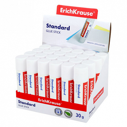 Клей-карандаш ERICH KRAUSE "EasyStick", 30 г, 48033