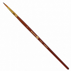 Кисти художественные набор 15 шт. + мастихин в пенале, коричневые, синтетика, BRAUBERG ART DEBUT, 201046