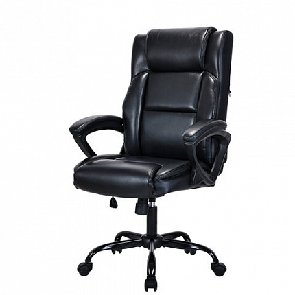 Кресло BRABIX PREMIUM "Oslo EX-549", рециклированная кожа, разборное пятилучие, черное, 532978