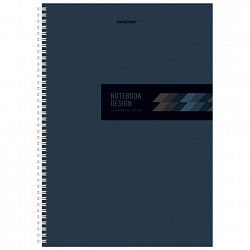 Тетрадь А4, 80 л., ОФИСМАГ, гребень, клетка, обложка картон, ОФИС, 405633