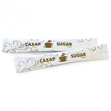 Сахар порционный в стиках по 5 г, 200 штук