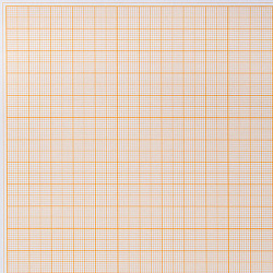 Бумага масштабно-координатная (миллиметровая), скоба, БОЛЬШОЙ ФОРМАТ А3, оранжевая, 8 листов, 65 г/м2, STAFF, 113489