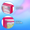 Папка для труда BRAUBERG А4, 2 отделения, пластик, молния сверху, органайзер, "Anime party", 272214