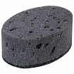 Губки для посуды 9,5х6,5х3,5 см, КОМПЛЕКТ 6 шт., OVAL BLACK, КРУПНОПОРИСТЫЙ поролон с абразивным слоем, LAIMA, 608649