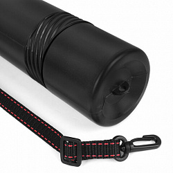 Тубус для чертежей телескопический, длина 53-93 см, формат A0, диаметр 7 см, с ремнем, черный, STAFF, 273095