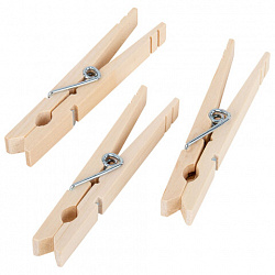 Прищепки бельевые 8,4 см, КОМПЛЕКТ 20 штук, дерево, PRIMILA (ПРИМИЛА) WOOD, 700513