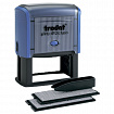 Штамп самонаборный 8-строчный, оттиск 75х38 мм, синий без рамки, TRODAT 4926 P2, КАССЫ В КОМПЛЕКТЕ, 167041