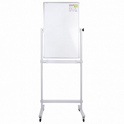 Доска магнитно-маркерная НА СТЕНДЕ 60х90 см, 2-сторонняя, STAFF, 238013