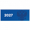Планинг датированный 2027 285х112 мм, STAFF, гребень, картонная обложка, 64 листа, "Символика РФ", 117853