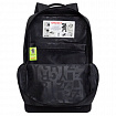 Рюкзак GRIZZLY, карман-антивор, "TOTAL BLACK", 42х28х12 см, RQL-513-2/3