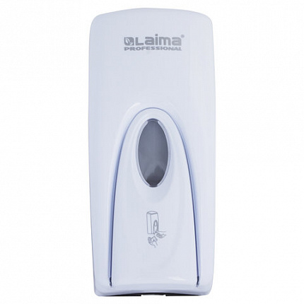 Дозатор для жидкого мыла LAIMA PROFESSIONAL ORIGINAL, НАЛИВНОЙ, 1 л, белый, ABS-пластик, 605782