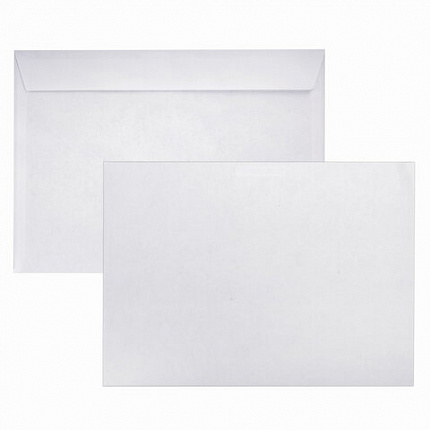 Конверты С5 (162х229 мм), отрывная лента, внутренняя запечатка, 80 г/м2, КОМПЛЕКТ 100 шт., BRAUBERG, 112187, C50.10.100С (11