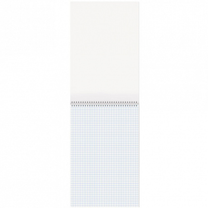 Блокнот БОЛЬШОЙ ФОРМАТ А4 198х297 мм, 80 л., гребень, жесткая подложка, клетка, BRAUBERG, "Abstract", 114358