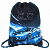 Мешок для обуви BRAUBERG PREMIUM, карман, подкладка, светоотражайка, 43х33 см, Night race, 272425
