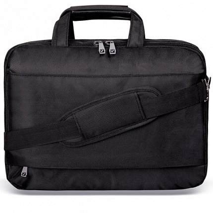 Сумка-портфель BRAUBERG с отделением для ноутбука 15-16", "Control 2", 2 отделения, черная, 41х32х10 см, 240397