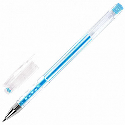 Ручки гелевые НЕОН BRAUBERG "EXTRA", НАБОР 6 ЦВЕТОВ, узел 0,7 мм, линия 0,35 мм, 143911