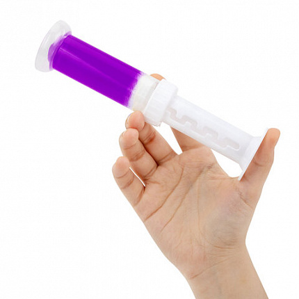 Диски гелевые, освежитель и очиститель для унитаза / писсуара, 8 дисков 44 г, LAIMA, "Лаванда", шприц, 609794