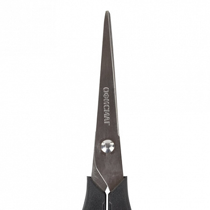 Ножницы ОФИСМАГ "Standard" 170 мм, классической формы, черные, 237099