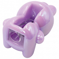 Точилка фигурная "Зайка", стеклянная серия, пластиковая, корпус ассорти, дисплей, CNT, 77249