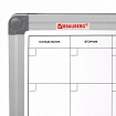 Доска-планинг НА МЕСЯЦ магнитно-маркерная 60х90 см, алюминиевая рамка, BRAUBERG "Extra", 237564
