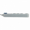 Сетевой фильтр SONNEN DX04, 4 розетки, 2 USB-порта, с заземлением, 10 А, 1,5 м, графит, 513493