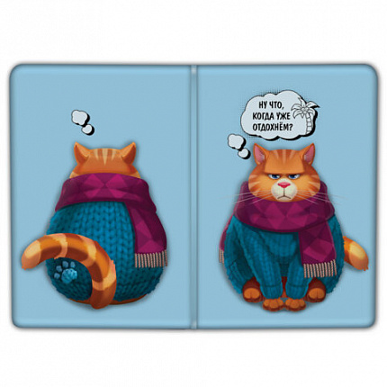 Обложка для паспорта "Cool Mix", 10 дизайнов ассорти, цветной принт, ПВХ, STAFF, 238340