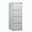 Шкаф картотечный ПРАКТИК "AFC-04", 1320х470х646 мм, 4 ящика, для 220 подвесных папок, формат папок Foolscap или A4 (БЕЗ ПАПОК)