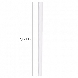 Холст в рулоне BRAUBERG ART CLASSIC, 2,1x10 м, грунт., 380 г/м2, 100% хлопок, среднее зерно, 191033