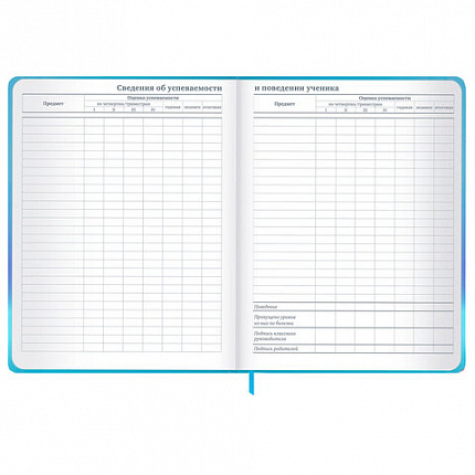 Дневник 1-11 класс 48 л., твердый, BRAUBERG, матовая ламинация, резинка, закладка-ляссе, с подсказом, "Котик", 107239