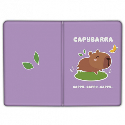 Обложка для паспорта "Cool Mix", 10 дизайнов ассорти, цветной принт, ПВХ, STAFF, 238340