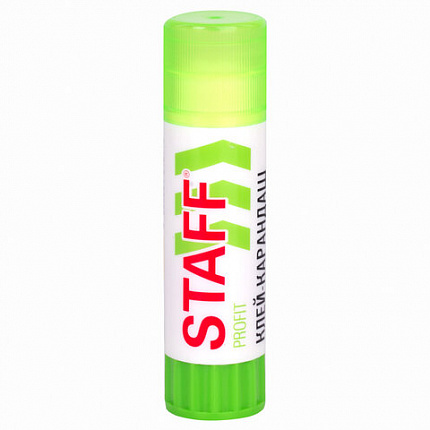 Клей-карандаш УСИЛЕННЫЙ STAFF Profit, 21 г, PVP-основа, 228662