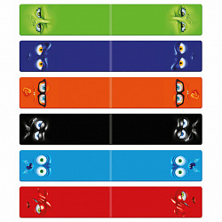 Закладки для книг МАГНИТНЫЕ, "5 ДИЗАЙНОВ МИКС", 6 штук, 60x20 мм, FUNSTER (ФАНСТЕР), 116652