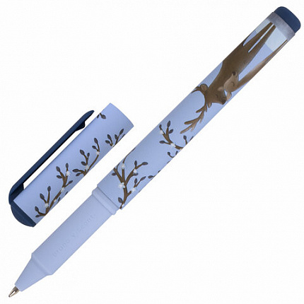 Ручка шариковая в футляре BRUNO VISCONTI DreamWrite, СИНЯЯ, "Олененок", ассорти, 0,5 мм, 20-0264/02