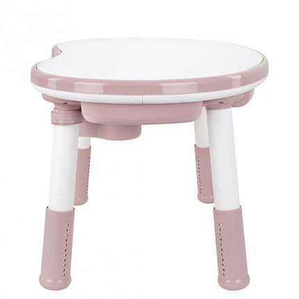Стол детский трансформер 3 в 1 BRABIX KIDS CT-001, растущий, 2-8 лет, пластик, розовый, 533289