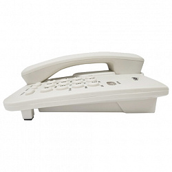 Телефон RITMIX RT-311 white, световая индикация звонка, тональный / импульсный режим, повтор, белый, 80002232